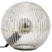 Brilliant Belado 92804/93 geribbeld rookglazen tafellamp