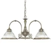 Searchlight American Diner 9343-3 bronskleurige kroonluchter
