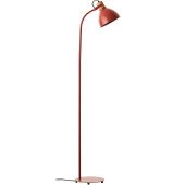 Brilliant Erena 94556/01 rode vloerlamp met hout