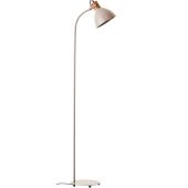 Brilliant Erena 94556/20 taupe vloerlamp met hout