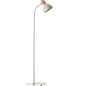 Brilliant Erena 94556/20 taupe vloerlamp met hout