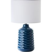 Brilliant Ilysa 94569/73 blauw met witte tafellamp