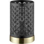 Brilliant Neolia 94963/86 zwart met goud kleurige tafellamp