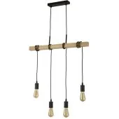 Searchlight Barn 95041-4BR houten hanglamp