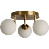 Searchlight Crosby 96913-3GO goud kleurige plafondspot
