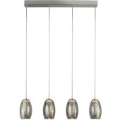 Searchlight Cyclone 97292-4SM rookglazen hanglamp