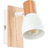 Brilliant Daintree 99710/75 witte met houten spot