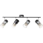 Brilliant Alia 99863/93 zwart met rookglazen spot