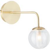 Brilliant Gitse 99906/18 goud kleurige badkamer wandlamp