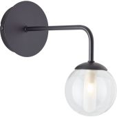 Brilliant Gitse 99906/76 zwart badkamer wandlamp