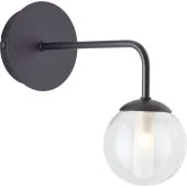 Brilliant Gitse 99906/76 zwart badkamer wandlamp