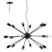 Brilliant Dree 99909/76 grote zwarte hanglamp