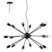 Brilliant Dree 99909/76 grote zwarte hanglamp