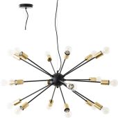 Brilliant Dree 99909/78 grote zwarte hanglamp
