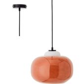 Brilliant Blop 99860/07 oranje glazen hanglamp