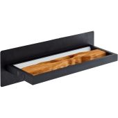 Brilliant Chaumont G99820/76 zwarte wandlamp met hout