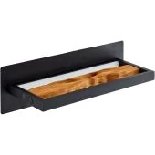 Brilliant Chaumont G99820/76 zwarte wandlamp met hout