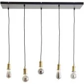 Brilliant Darcia 99814/06 mat messing hanglamp