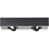 Brilliant Doro G99721/76 zwarte dubbele spot