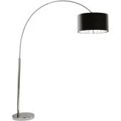 Searchlight Giant Arc EU1013CC chromen booglamp met zwarte kap