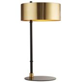 Searchlight Knox EU20224-1GO zwart met goudkleurige tafellamp
