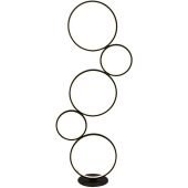 Searchlight Cirque EU25771-5BK zwart metalen vloerlamp