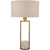 Searchlight Claire EU2871GO goud kleurige tafellamp
