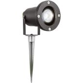 Searchlight Spikey EU5001BK-LED zwarte tuinspot