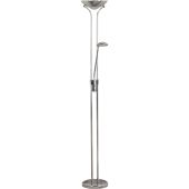 Searchlight Mother EU5430CC chromen uplighter met leeslamp