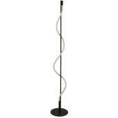 Vloerlamp Serpent zwart 141cm