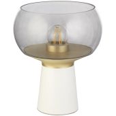 Searchlight Goblet EU60241 wit met gouden tafellamp
