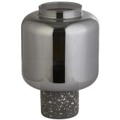 Searchlight Vessel EU60245SM terrazzo tafellamp met rookglas