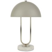 Searchlight Dome EU60949GY grijs metalen tafellamp