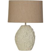 Searchlight Adelaide EU61520CR creme resin tafellamp