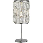 Seachlight Bijou EU6584CC chromen tafellamp met kristalglas