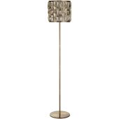 Searchlight Bijou EU6589AB bronzen vloerlamp met champagneglas