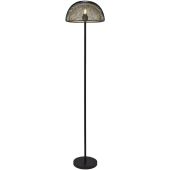 Searchlight Honeycomb EU6849BGO zwart met goudkleurige vloerlamp