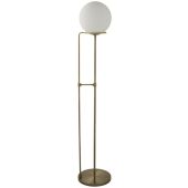 Searchlight Sphere EU8093AB antiek bronzen vloerlamp met opaal glas