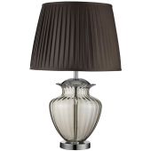 Searchlight Elina EU8531AM bruine tafellamp met amber glas