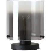 Searchlight Zweden EU88913-1BK rookglazen tafellamp