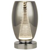Searchlight Cyclone EU97293-1SM rookglazen tafellamp