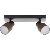 Brilliant Cadiz G01413/76 zwart met koffiebruine spot