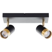 Brilliant Vigolo G03413/86 zwart met goudkleurige spot