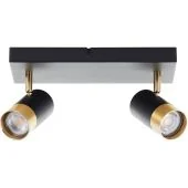 Brilliant Vigolo G03413/86 zwart met goudkleurige spot