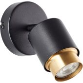 Brilliant Covelo G04910/86 zwart met goudkleurige spot