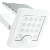 Brilliant Luton G40420/05 witte schijnwerper met zonnepaneel