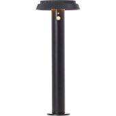 Brilliant Alvero G40431/06 sokkellamp met solar en bewegingsmelder