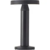 Brilliant Magua G40440/06 zwarte tafellamp met zonnepaneel