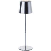 Brilliant Xaana G40939/68 geborsteld aluminium tafellamp met accu