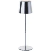 Brilliant Xaana G40939/68 geborsteld aluminium tafellamp met accu